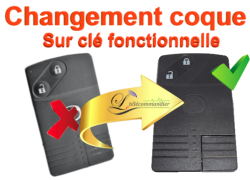 Changement de coque carte 2 boutons Mazda 