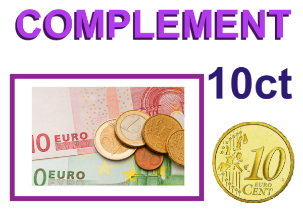 COMPLEMENT - 10 centiimes - POUR COMPLETER UN PAIEMENT
