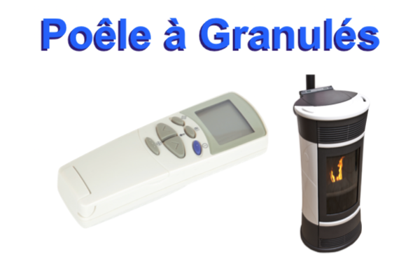 Télécommande de poêle à granulés 