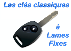 Clés électroniques à lame fixe 