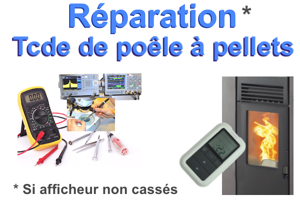 Réparation de télécommande de poêle à pellets