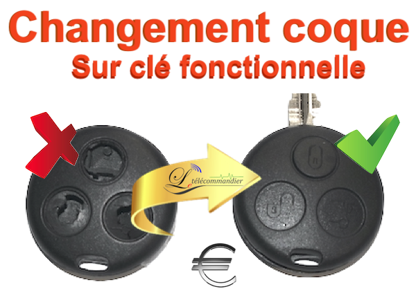 Changement Boîtier Clé 3t Smart