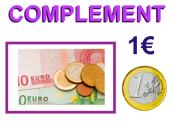 COMPLEMENT 1 EURO  POUR COMPLETER UN PAIEMENT 