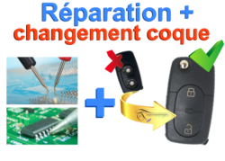Réparation changement de coque  2 boutons- A1, A2, A3, A4, A5, A6, A8, Q1, Q3, Q5, Q7, RS3, RS4, S3, S4, TT