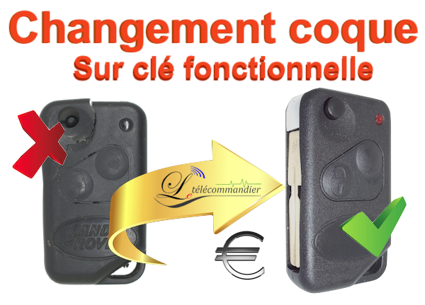 Changement Boîtier  2 boutons - landrover - discovery - P38 - freelander - defender