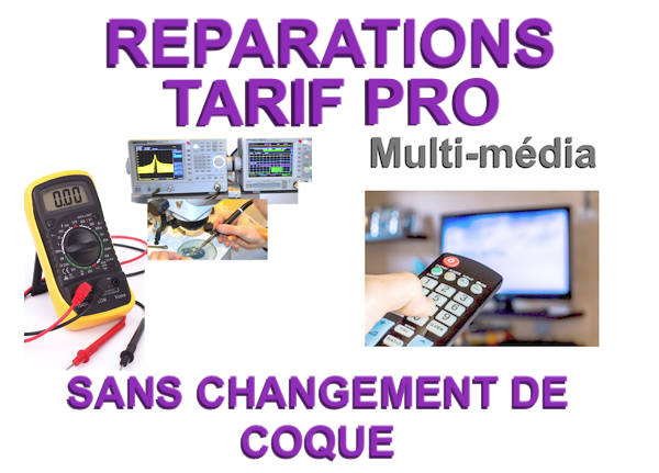 PROFESSIONNEL : Forfait réparation télécommande infrarouge