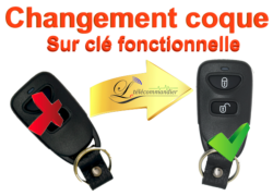 Changement Boîtier bip 2 boutons Solaris - Picanto - Accent - Rio - Elantra - Sportage 