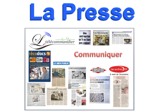 La presse nationale et régionale parle du télécommandier 