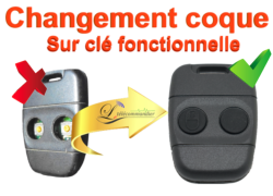 Changement Boitier Bip 2 boutons  Rover 25 - 45 - 100 - 200 - 400 