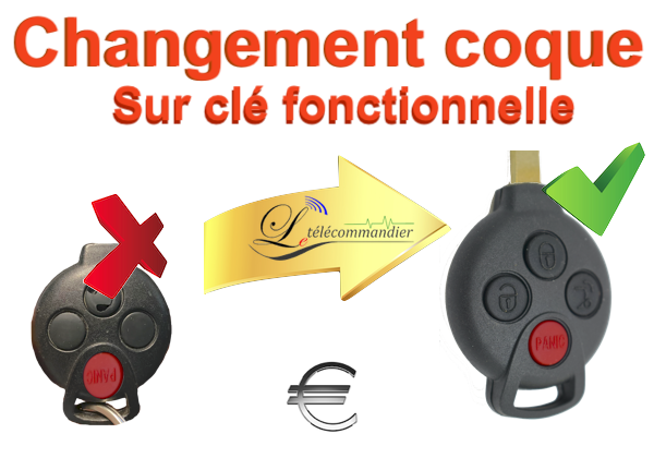 Changement Boîtier Clé 4t Smart